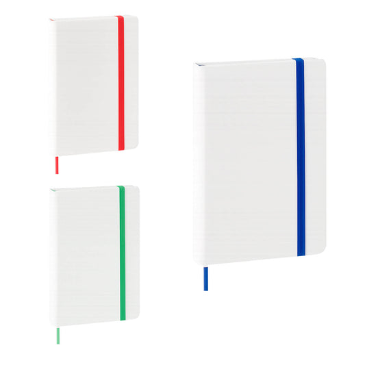 📒 Mini libreta de poliuretano personalizada blanco