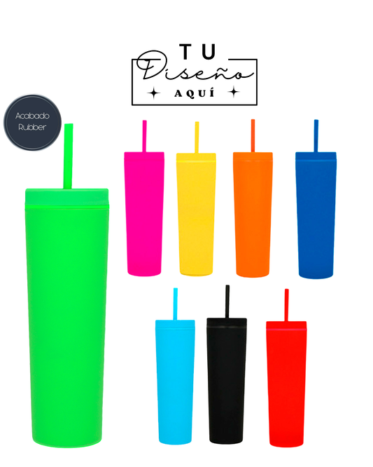🥤 Termos de plástico en colores llamativos