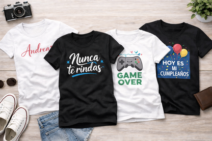 👕 Playeras personalizadas cuello redondo