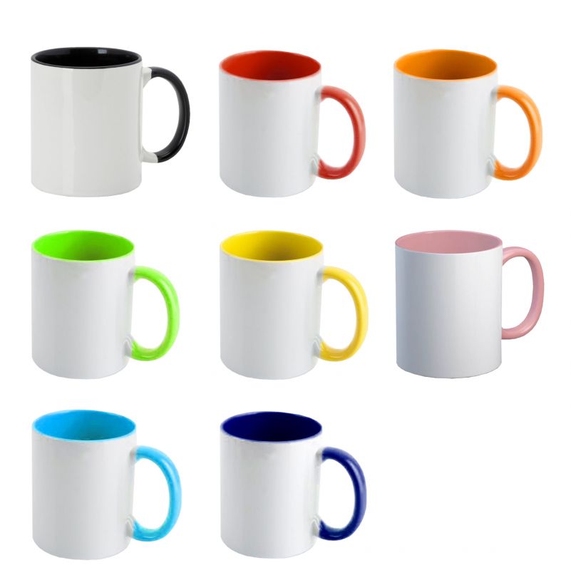 Taza Interior y asa de color